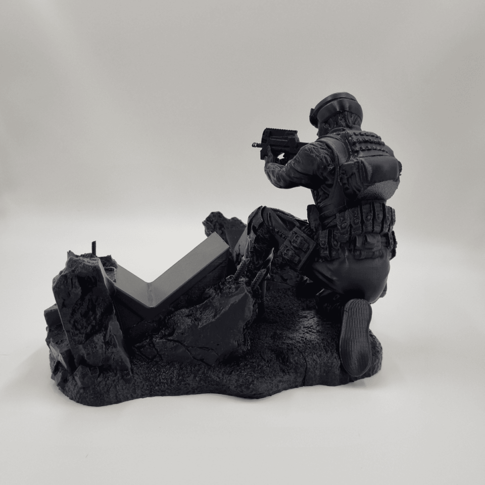 Çift Yuvalı Asker Konsol Standı