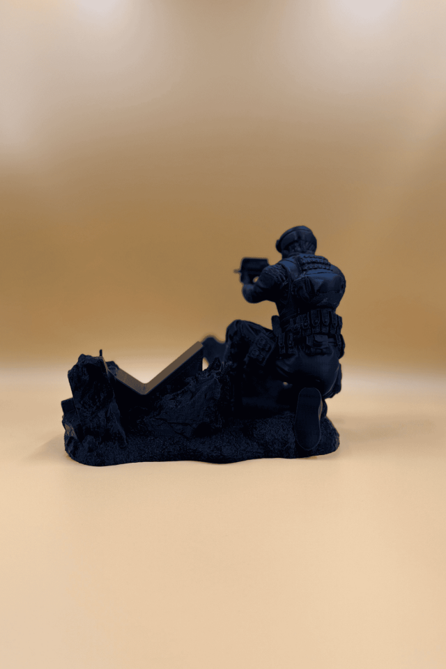 Çift Yuvalı Asker Konsol Standı