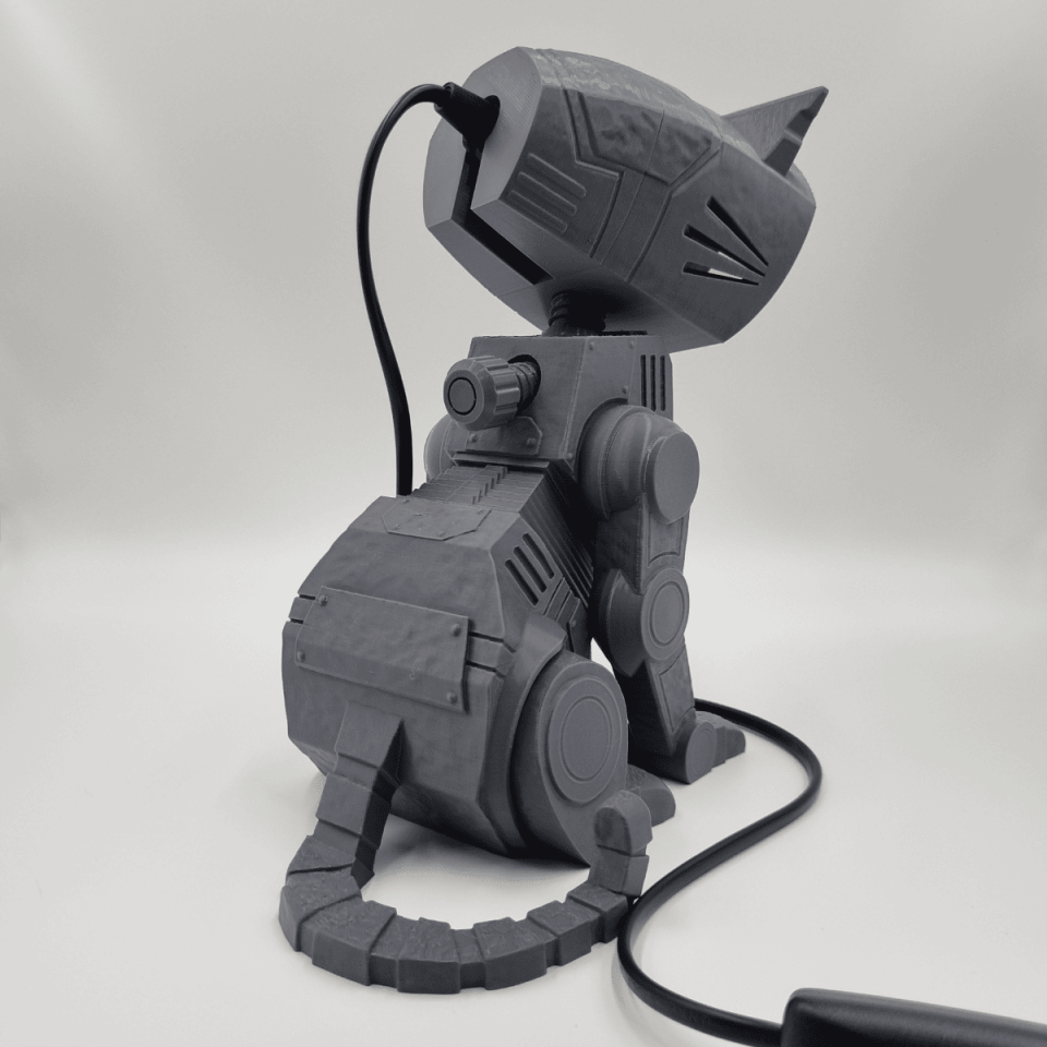 Meka Kedi Masa Lambası