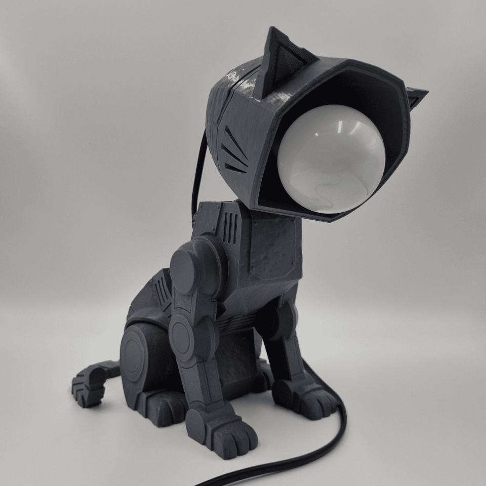 Meka Kedi Masa Lambası