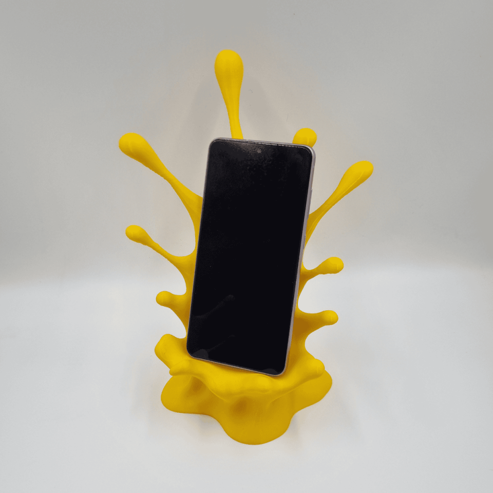 Splash Masaüstü Telefon Standı Sarı