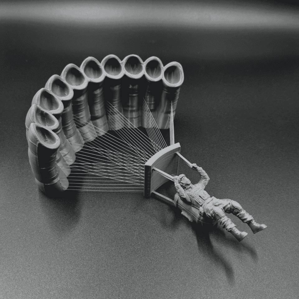 Paraşütçü Kulaklık Standı