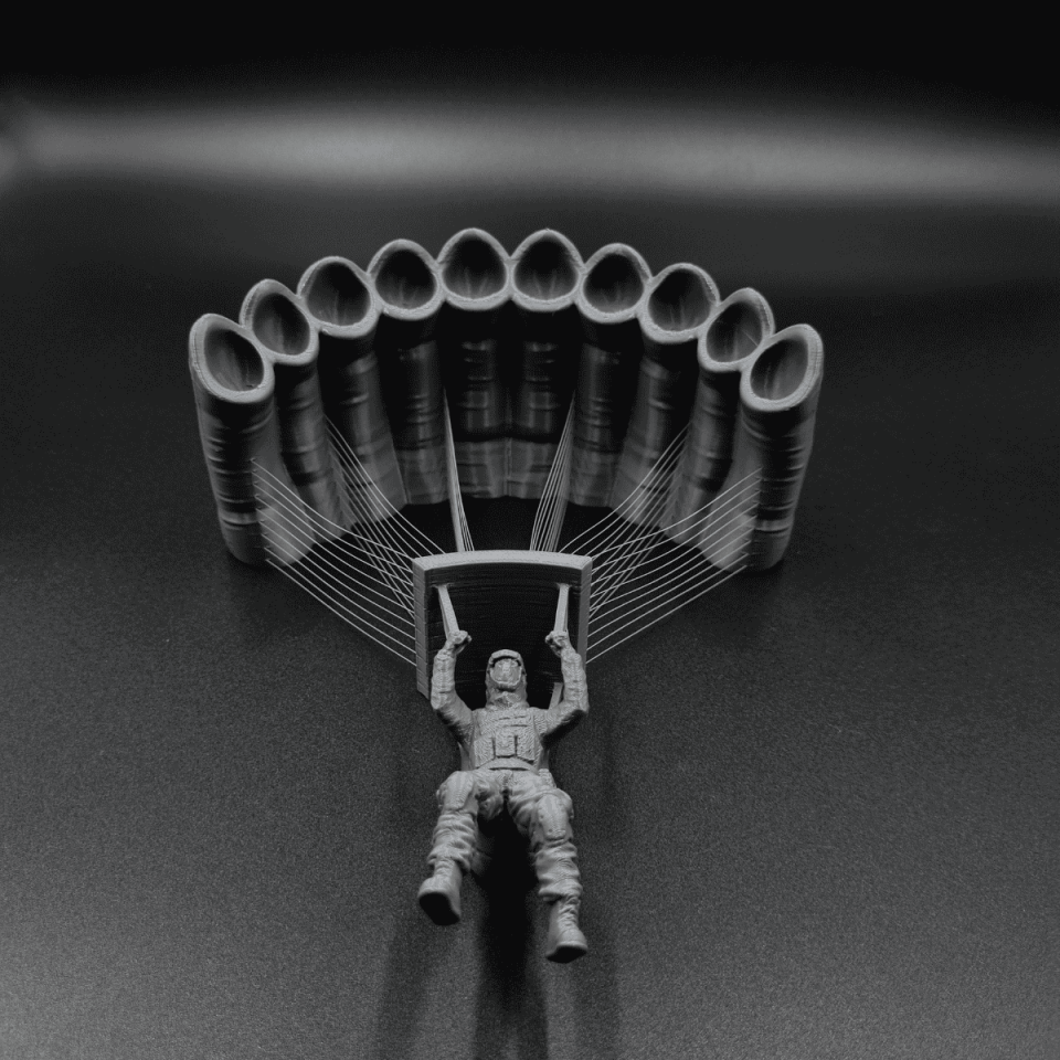 Paraşütçü Kulaklık Standı