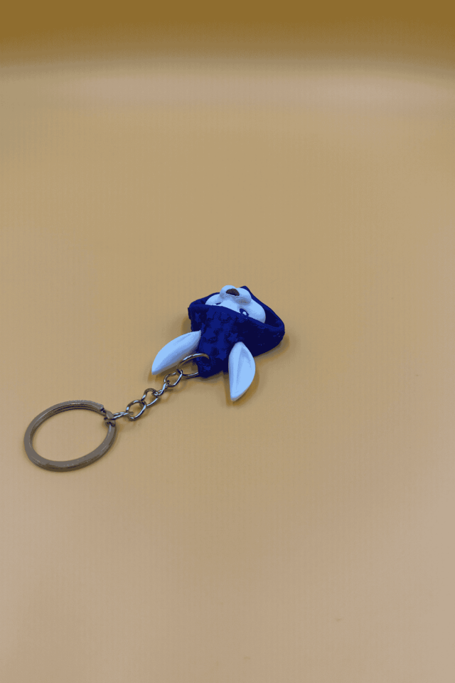 Sevimli Tavşan Anahtarlık