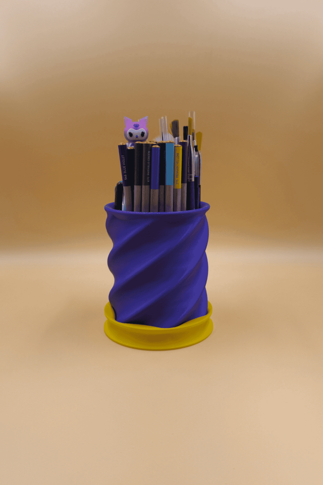 Spiral Halkalı Silindir Kalemlik