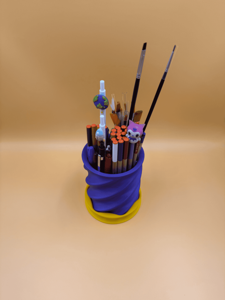 Spiral Halkalı Silindir Kalemlik