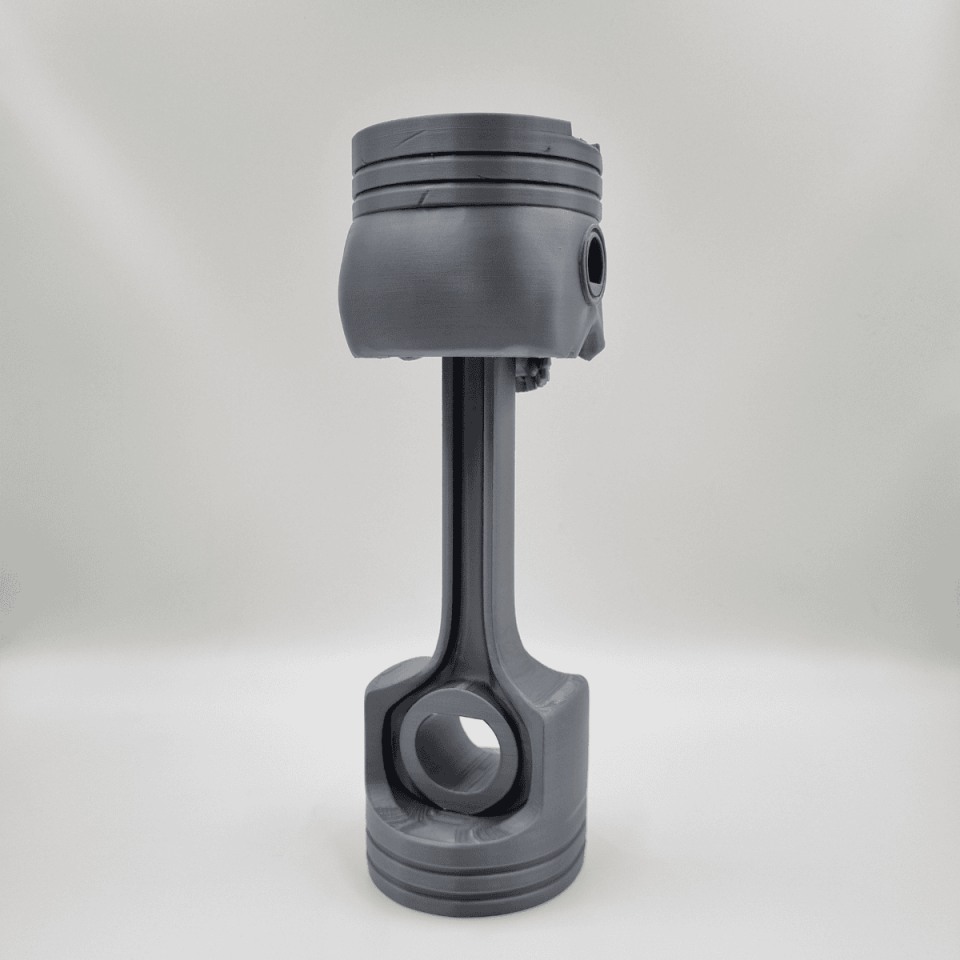 Piston Gövdeli Kurukafa Figürlü Kulaklık Standı
