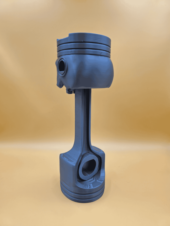 Piston Gövdeli Kurukafa Figürlü Kulaklık Standı