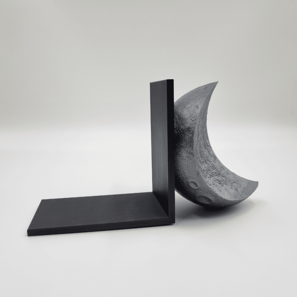 Astronot ve Ay Figürlü Kitap Standı