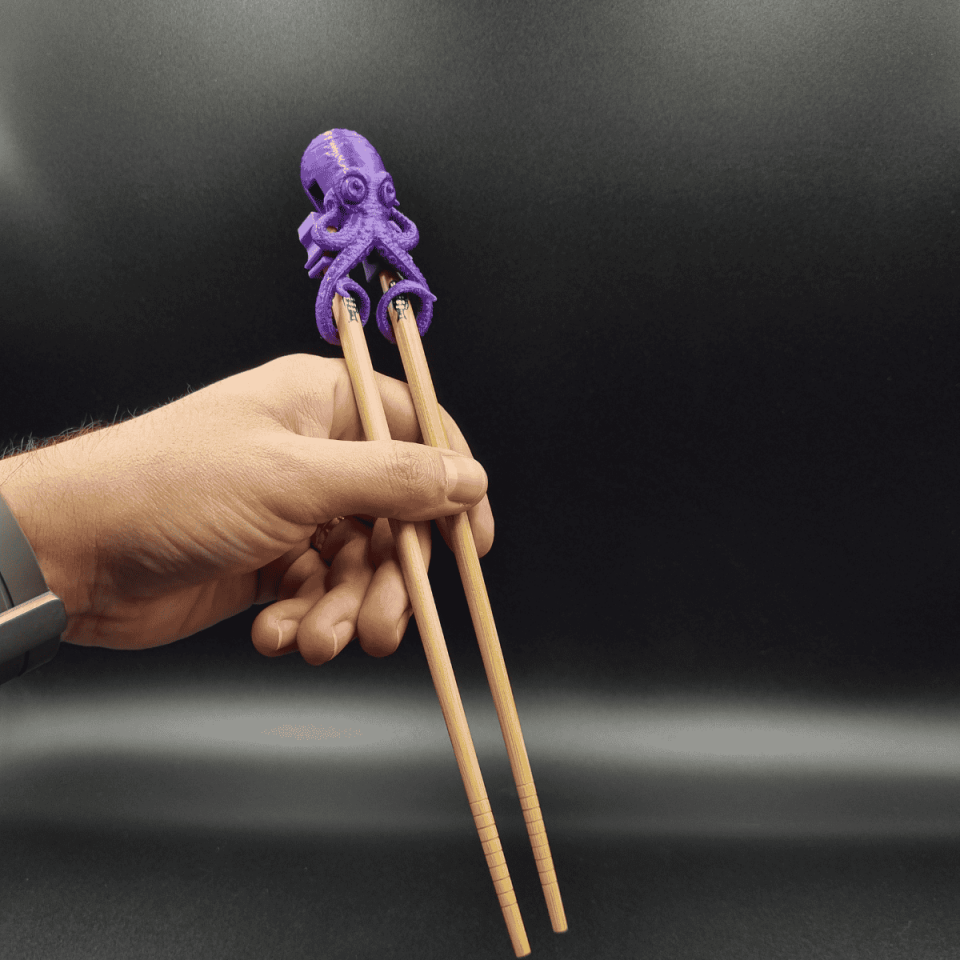 Ahtapot Chopstick Tutma Aparatı