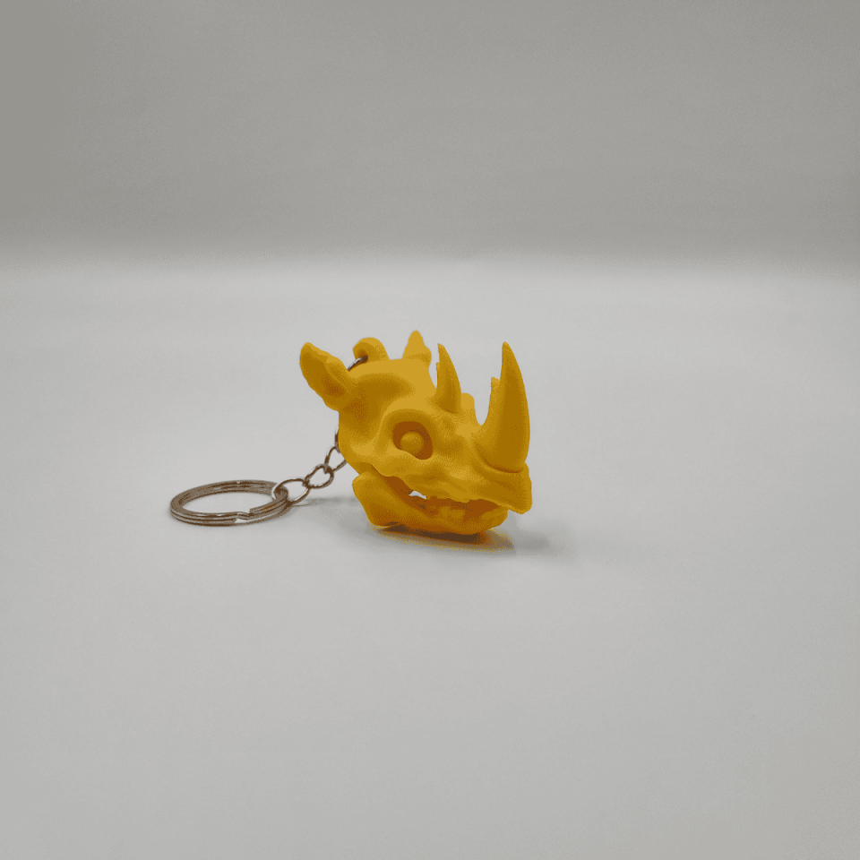 İskelet Hayvan Figürlü Anahtarlık