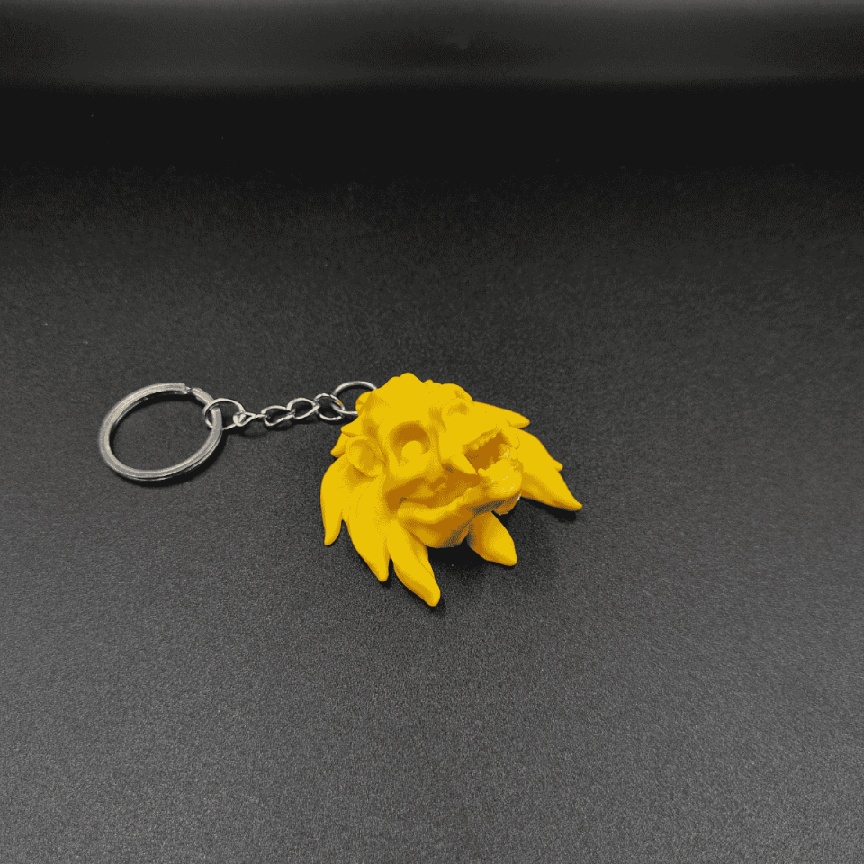 İskelet Hayvan Figürlü Anahtarlık