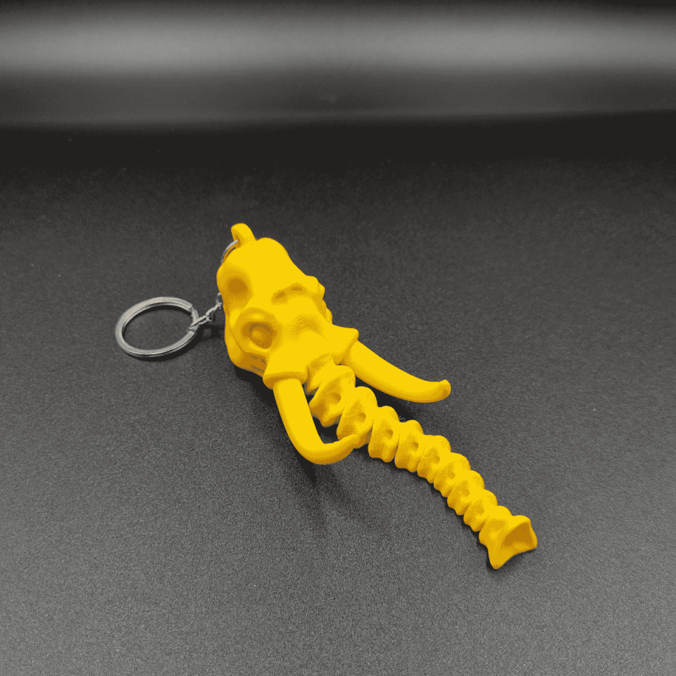 İskelet Hayvan Figürlü Anahtarlık