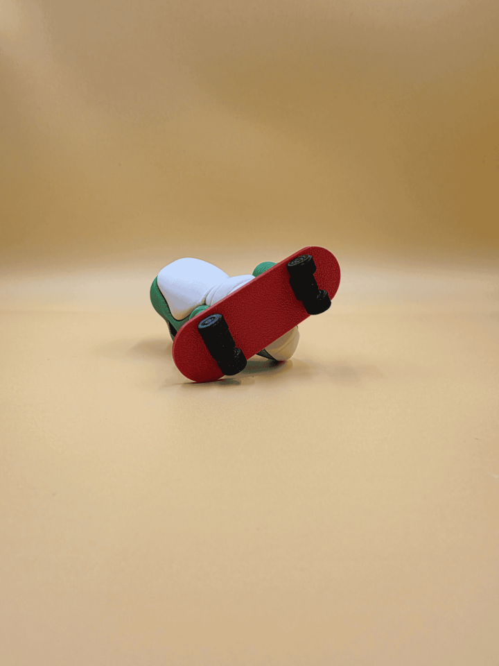 Kaykaylı Dino Anahtarlık