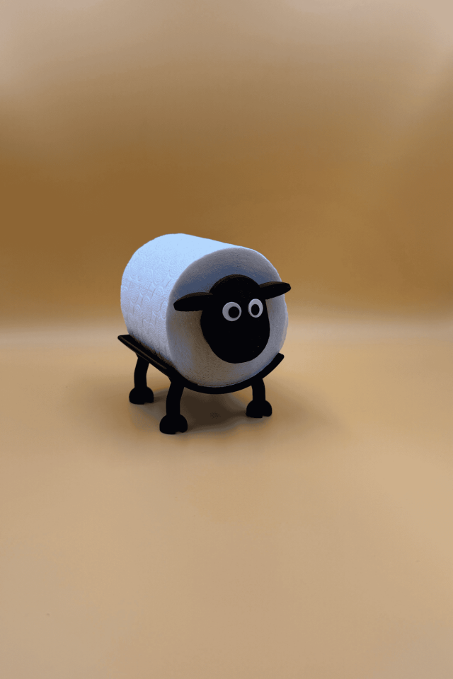 Kuzu Kuzu Tuvalet Kağıdı Tutucu