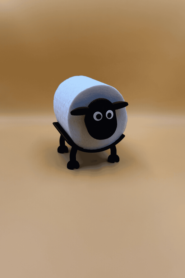 Kuzu Kuzu Tuvalet Kağıdı Tutucu