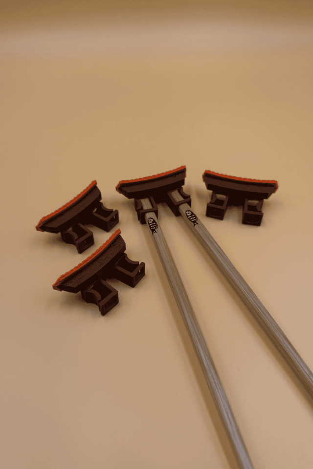 Torii Kapısı Chopstick Tutma Aparatı (4'lü)