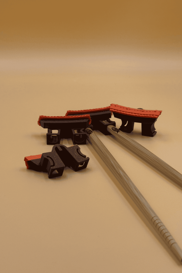 Torii Kapısı Chopstick Tutma Aparatı (4'lü)