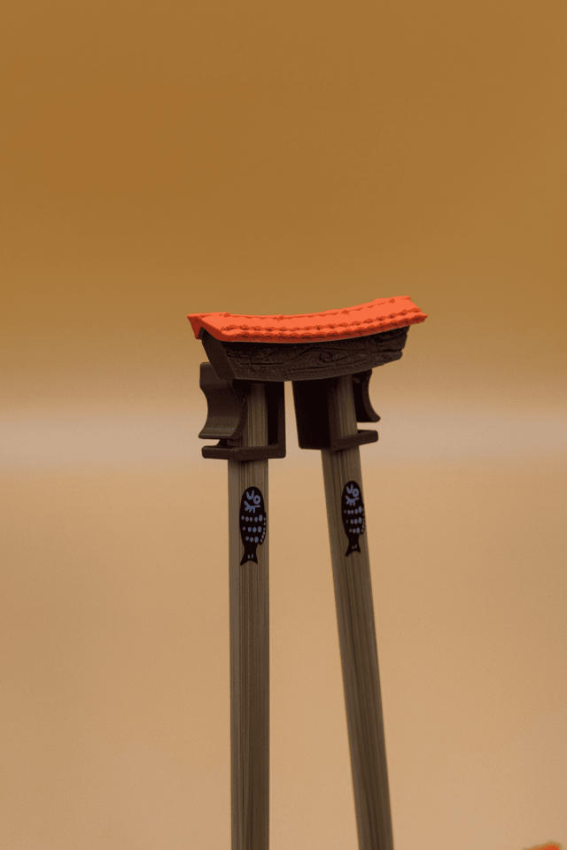 Torii Kapısı Chopstick Tutma Aparatı (4'lü)