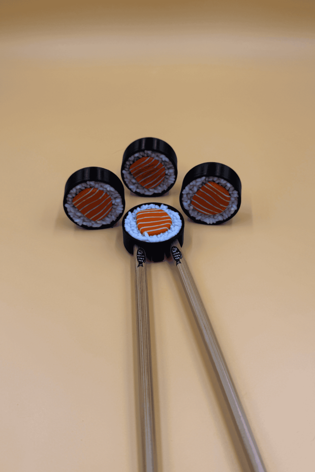 Sushi Figürlü Chopstick Tutma Aparatı (4'lü)