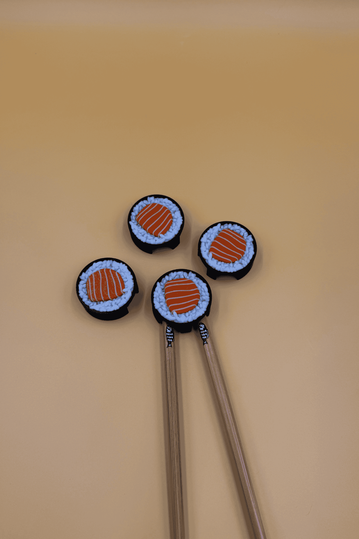 Sushi Figürlü Chopstick Tutma Aparatı (4'lü)