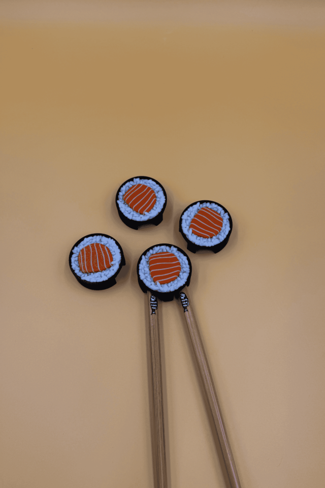 Sushi Figürlü Chopstick Tutma Aparatı (4'lü)