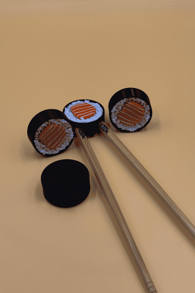 Sushi Figürlü Chopstick Tutma Aparatı (4'lü)