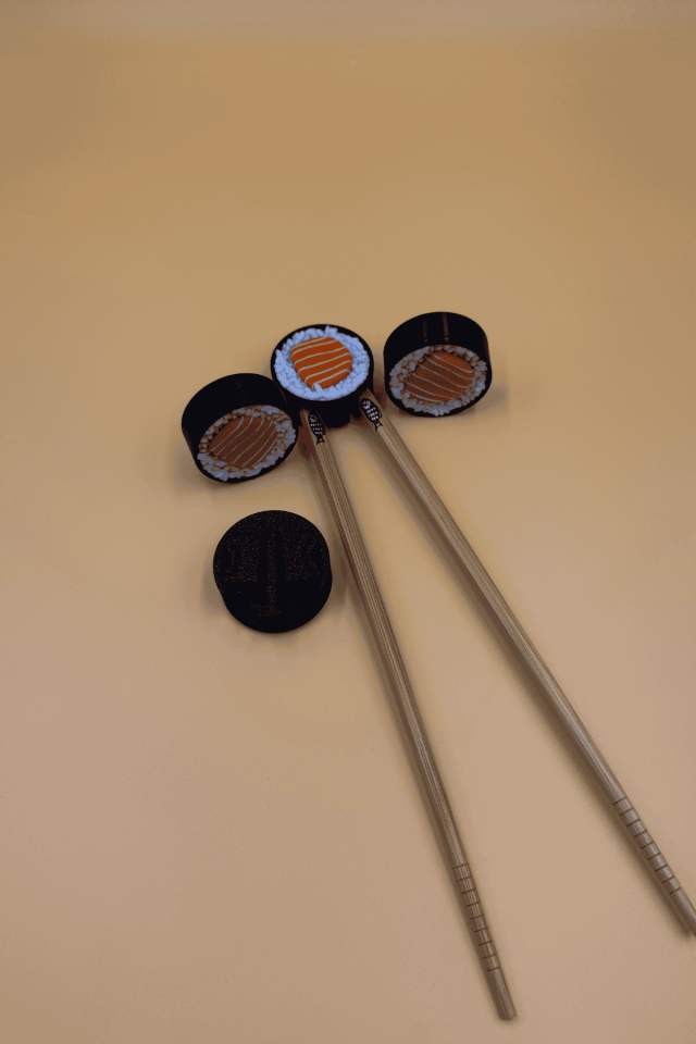 Sushi Figürlü Chopstick Tutma Aparatı (4'lü)