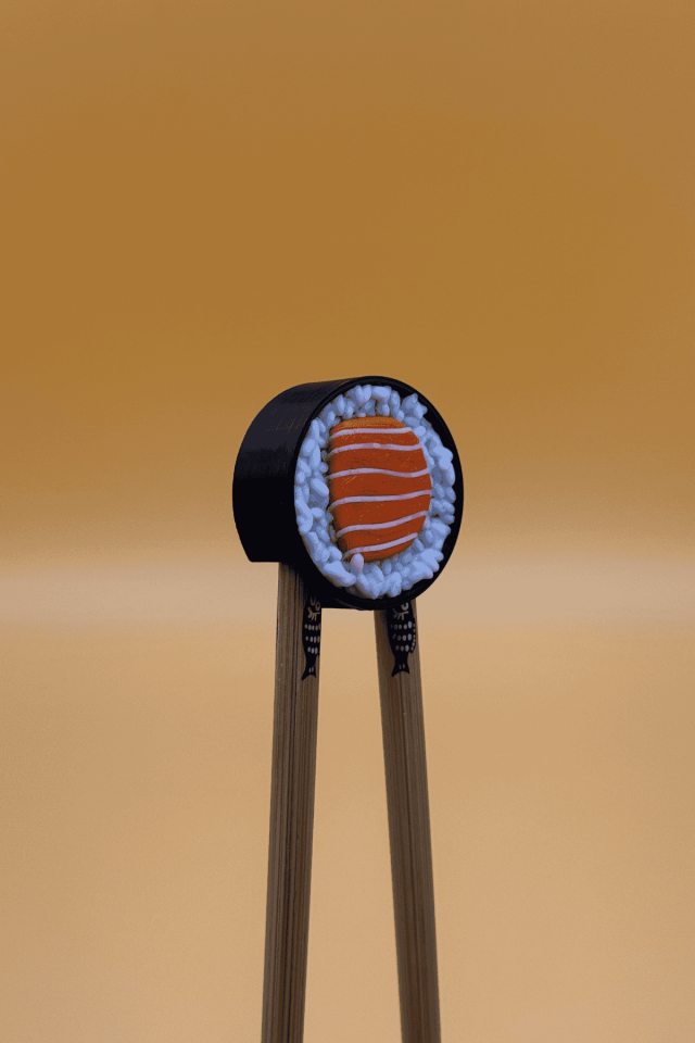 Sushi Figürlü Chopstick Tutma Aparatı (4'lü)
